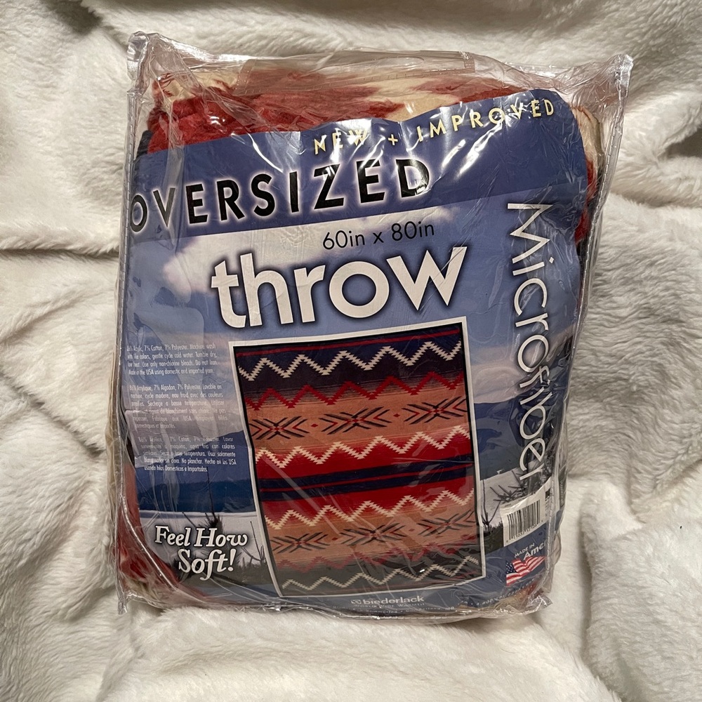 Biederlack vintage throw blanket